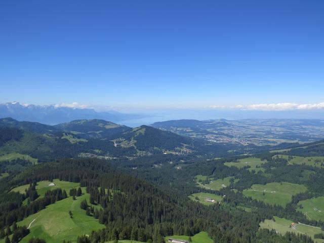 die Aussicht auf den Genfersee ist einfach sehr schön