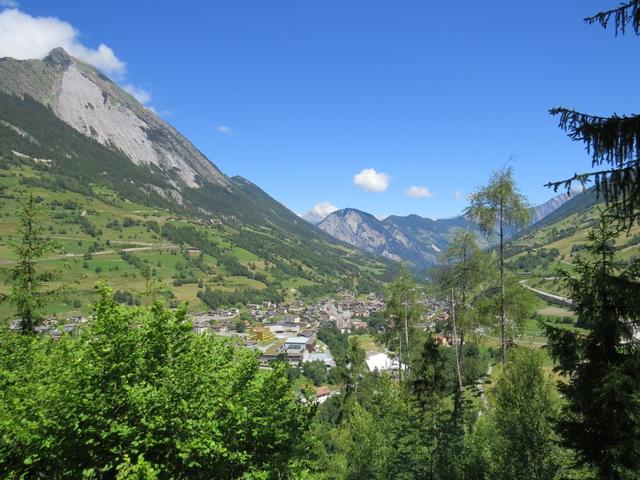 Blick zurück nach Orsières