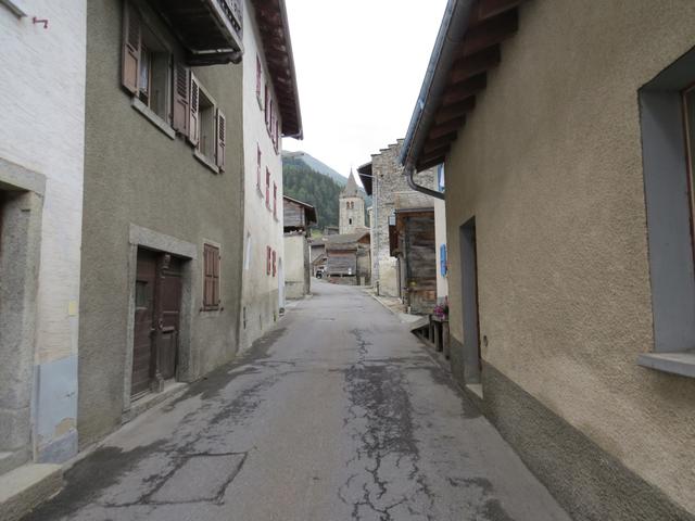 Bourg St.Pierre 1632 m.ü.M. das letzte Dorf vor dem Grossen Sankt Bernhard Pass