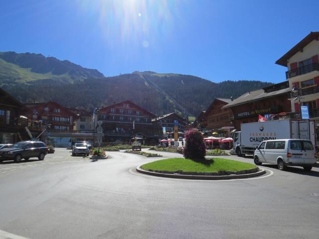 Verbier 1490 m.ü.M. der berühmte Wintersportort im Wallis