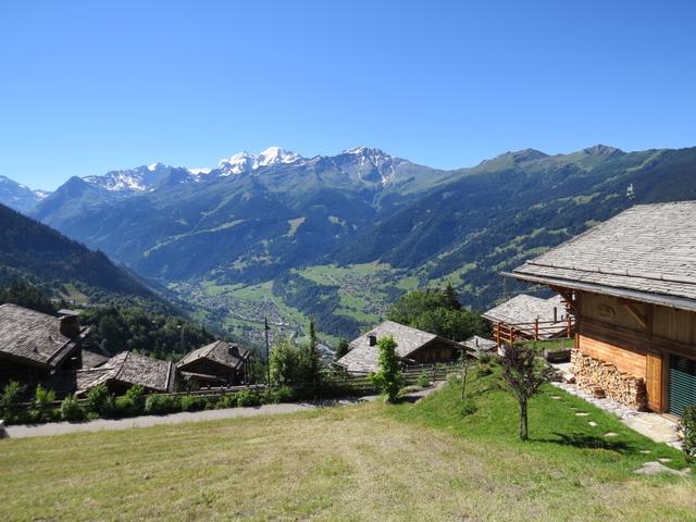 hoch über dem vorderen Val de Bagnes, schmiegt sich Verbier sonnenverwöhnt in eine markante Geländeschüssel