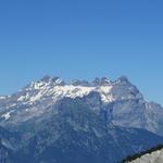 Blick zum Dent du Midi. Was für ein Erlebnis, als wir dort oben standen