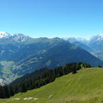 sehr schönes Breitbildfoto mit Blick in das Val de Bagnes