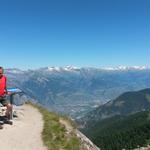 super schönes Panorama in die Berner Alpen