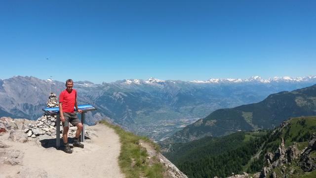 super schönes Panorama in die Berner Alpen