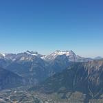 Blick zum Mont Ruan und Dents du Midi