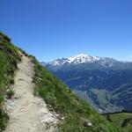 vor uns der Grand Combin