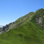 Blick zurück auf den zurückgelegten Weg