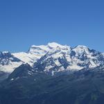 was für ein grossartiger Anblick zum Eisriesen Grand Combin