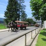 mit so einem Gefährt wären wir sicher schneller in Bolzano