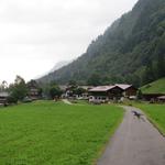 letzter Blick zurück zum Berggasthaus Spielmannsau 987 m.ü.M.