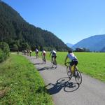 zeitgleich findet auch ein Fahrradrennen statt