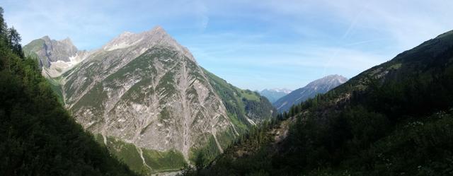 Blick in das Parseiertal mit der Saxer Rauhe