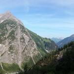 Blick in das Parseiertal mit der Saxer Rauhe