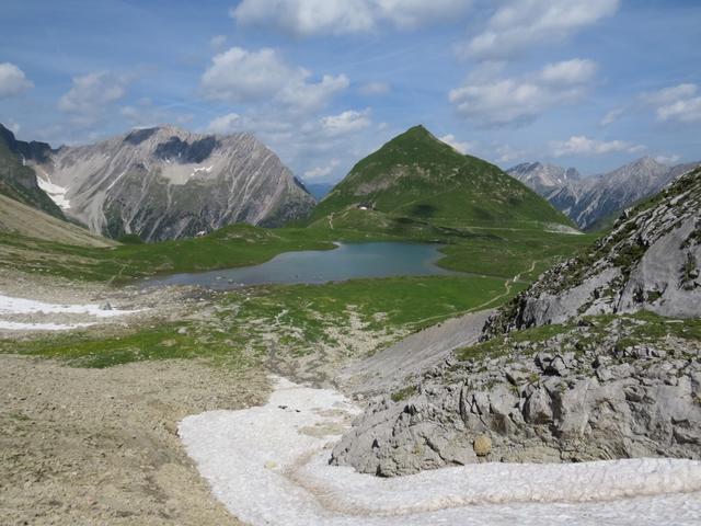 Blick zurück zum Unteren Seewisee