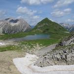 Blick zurück zum Unteren Seewisee