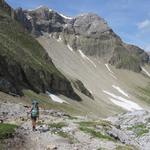 der Bergpfad wird nun deutlich steiler. Eine schweisstreibende Angelegenheit