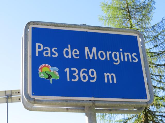 mit dem Auto bis zur schweizerisch-französischen Grenze beim Pas de Morgin 1369 m.ü.M.