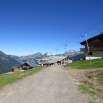 bei der Bergstation von Super-Châtel 1640 m.ü.M.