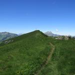 die letzten Meter zum Pointe de Bellevue sind der buchstäbliche Höhepunkt der Tour