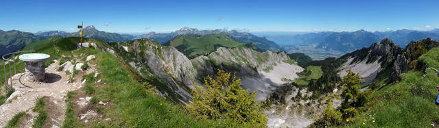 super schönes Breitbildfoto mit Blick Richtung Genfersee