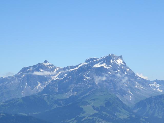 Oldenhorn und Les Diablerets. Dort oben sind wir auch schon gestanden