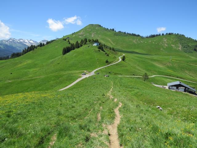 ...bis zur Einsattelung bei Portes de Culet