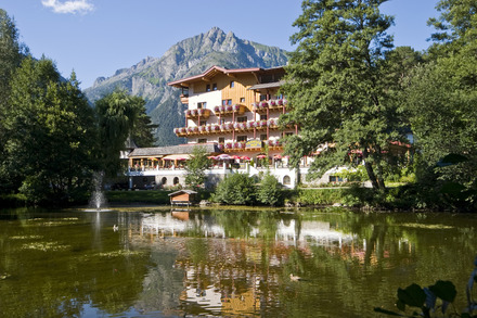 im Hotel Tramserhof werden wir heute übernachten