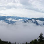 schönes Breitbildfoto mit Blick in die Pitztaler- und Öztaler Alpen