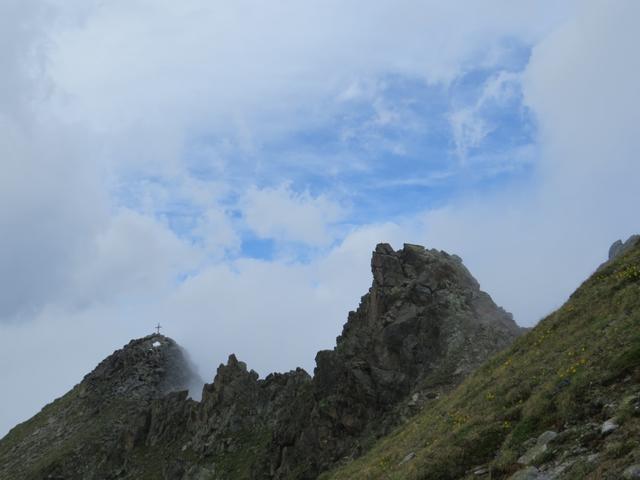 Blick zum Karleskopf. Diesen kleinen Abstecher lassen wir links liegen