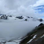 sehr schönes Breitbildfoto mit Blick Richtung Wildspitze und Braunschweigerhütte