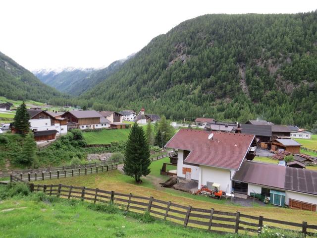 Blick auf Zwieselstein im Öztal