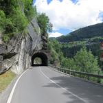 über die Timmelsjochstrasse verlassen wir Moos. Kurz nach dem ersten Tunnel...