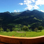 schönes Breitbildfoto aufgenommen vom Balkon