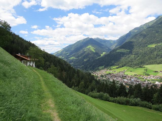 unten im Tal ist St.Martin im Passeiertal ersichtlich