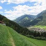 unten im Tal ist St.Martin im Passeiertal ersichtlich