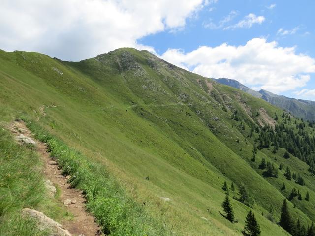 gut ersichtlich der weitere Wegverlauf