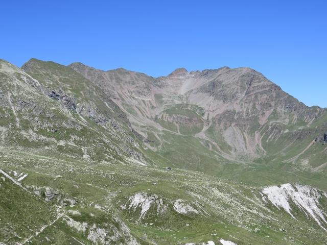 Blick von der Aussichtskanzel zurück zum Hirzer