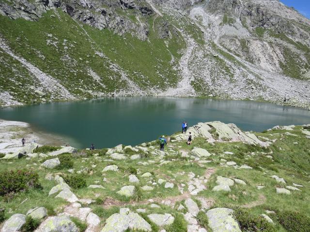 der Kratzbergersee 2119 m.ü.M. soll einer der tiefsten Seen der Alpen sein