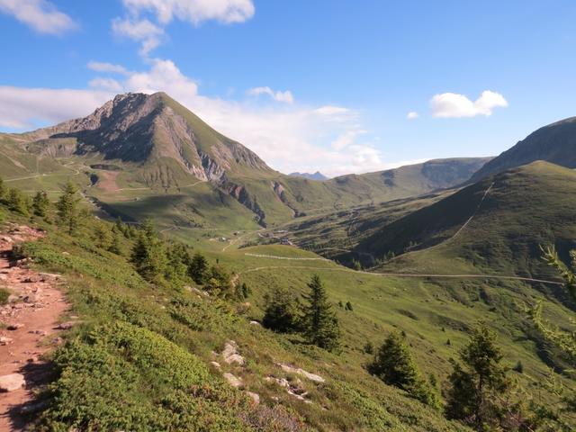 Blick zurück nach Meran 2000 mit dem Plattinger