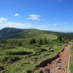 wir werden nun alles an diesem Hochplateau entlang wandern