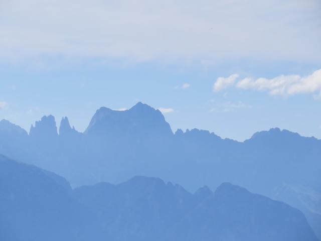 Blick zum Rosengarten mit den Vajolett Türme