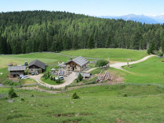 Blick auf die Jausestation Möltner Kaser