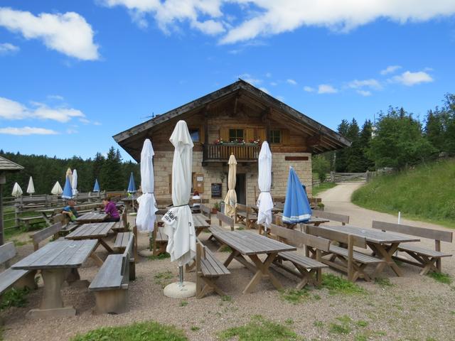 bei der Jausestation Möltner Kaser 1763 m.ü.M. legen wir eine Rast ein