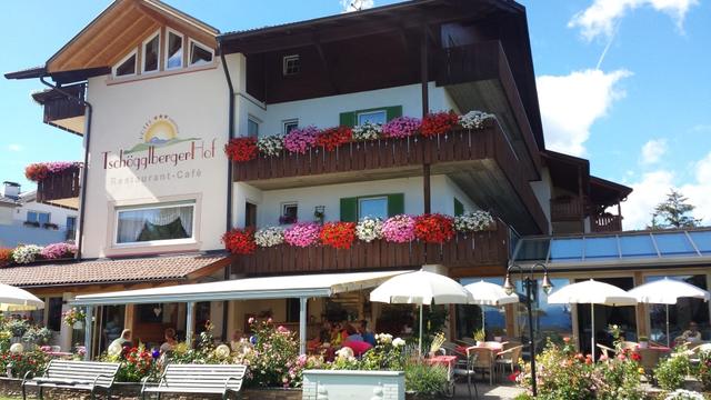 im Hotel Tschögglbergerhof werden wir heute übernachten