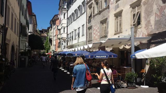 in der Altstadt von Bolzano