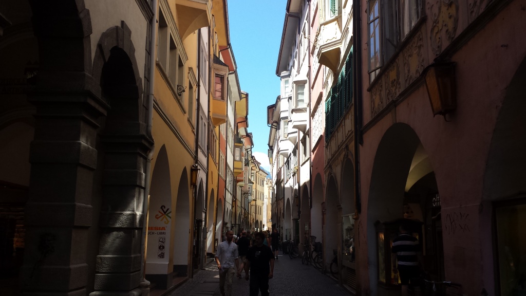 in der Altstadt von Bolzano