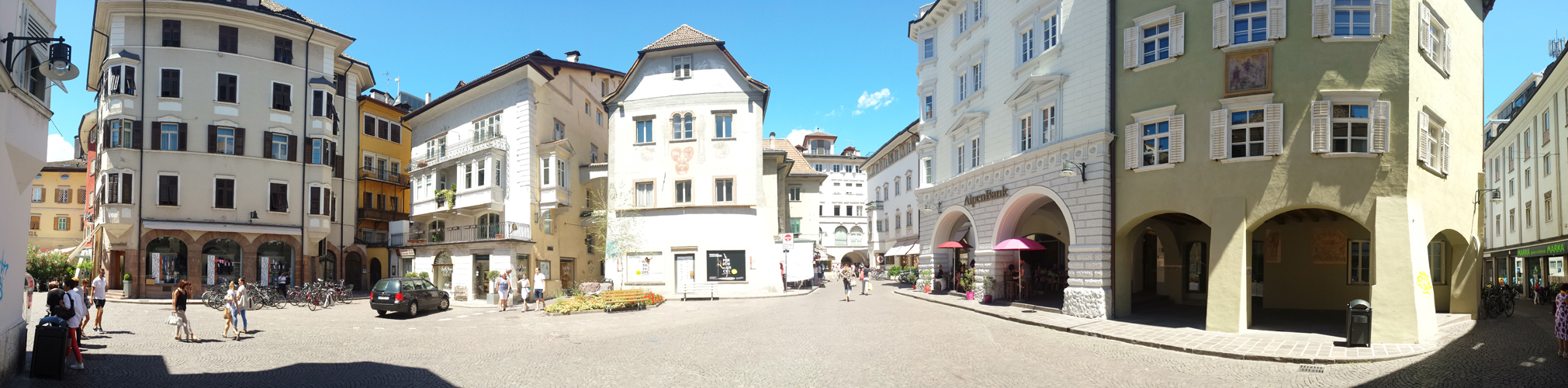 schönes Breitbildfoto aufgenommen in der Altstadt