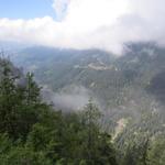 besonders schöner Tiefblick ins Liène-Tal