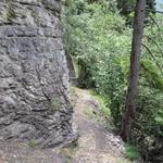 ... sondern laufen weiter geradeaus zur Grand Bisse de Lens